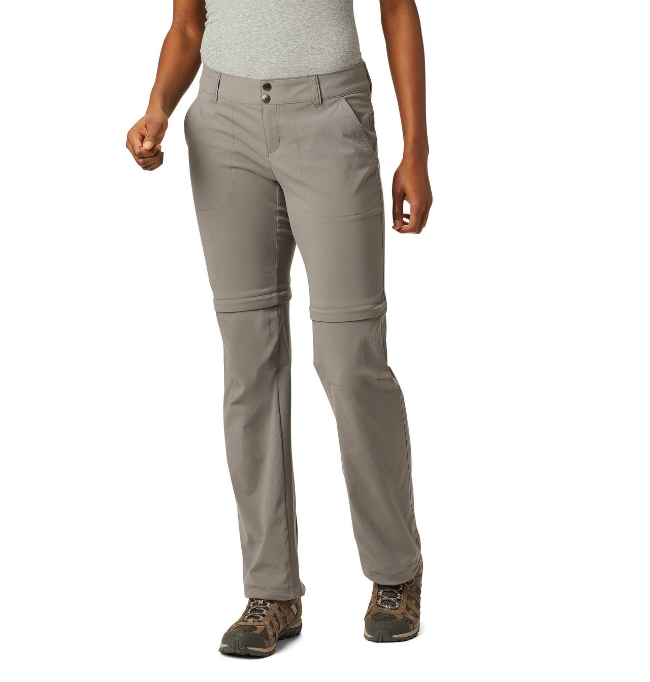 Columbia women's Saturday Trail convertible hiking pants in tan