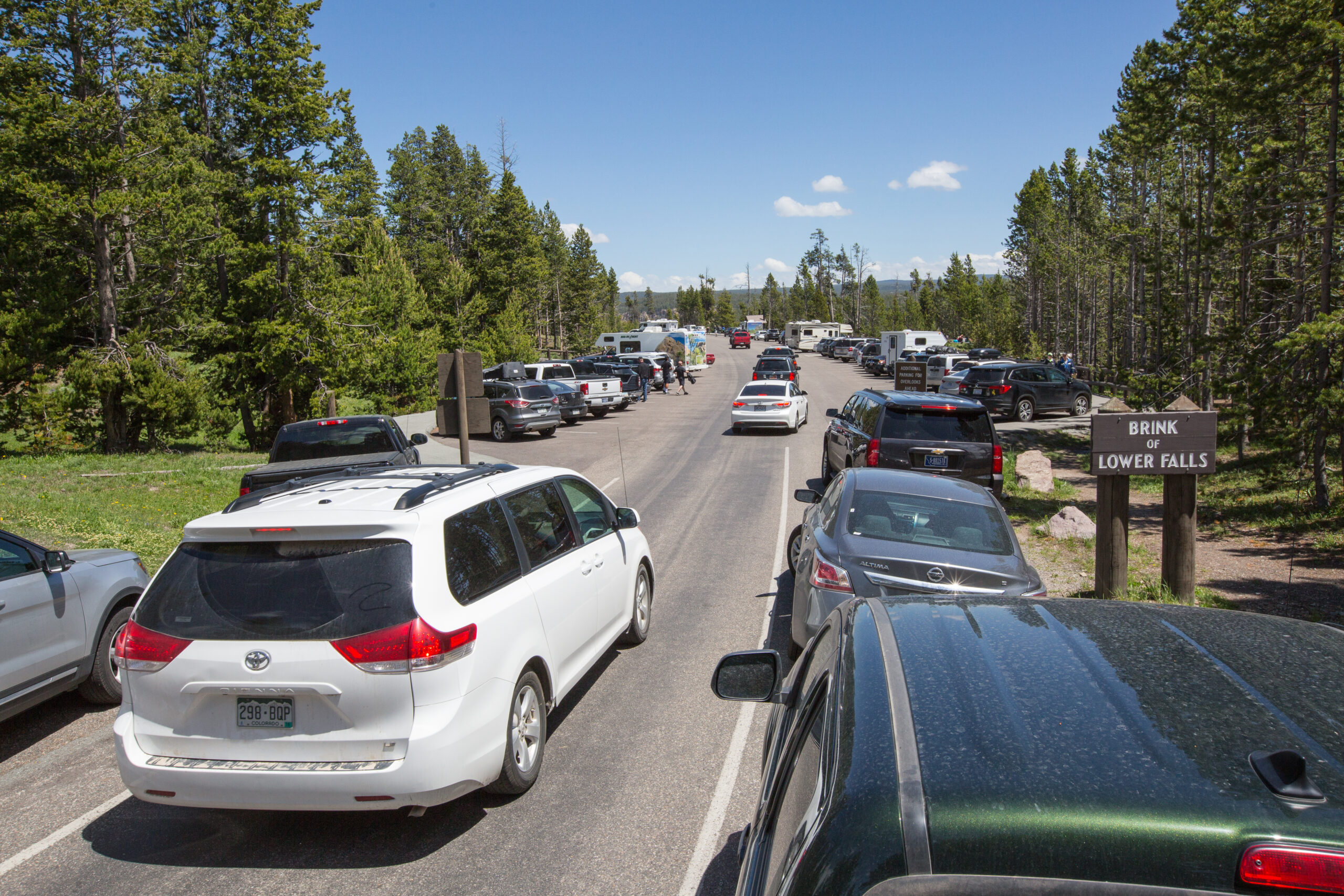 Counting the National Park Parking Lot